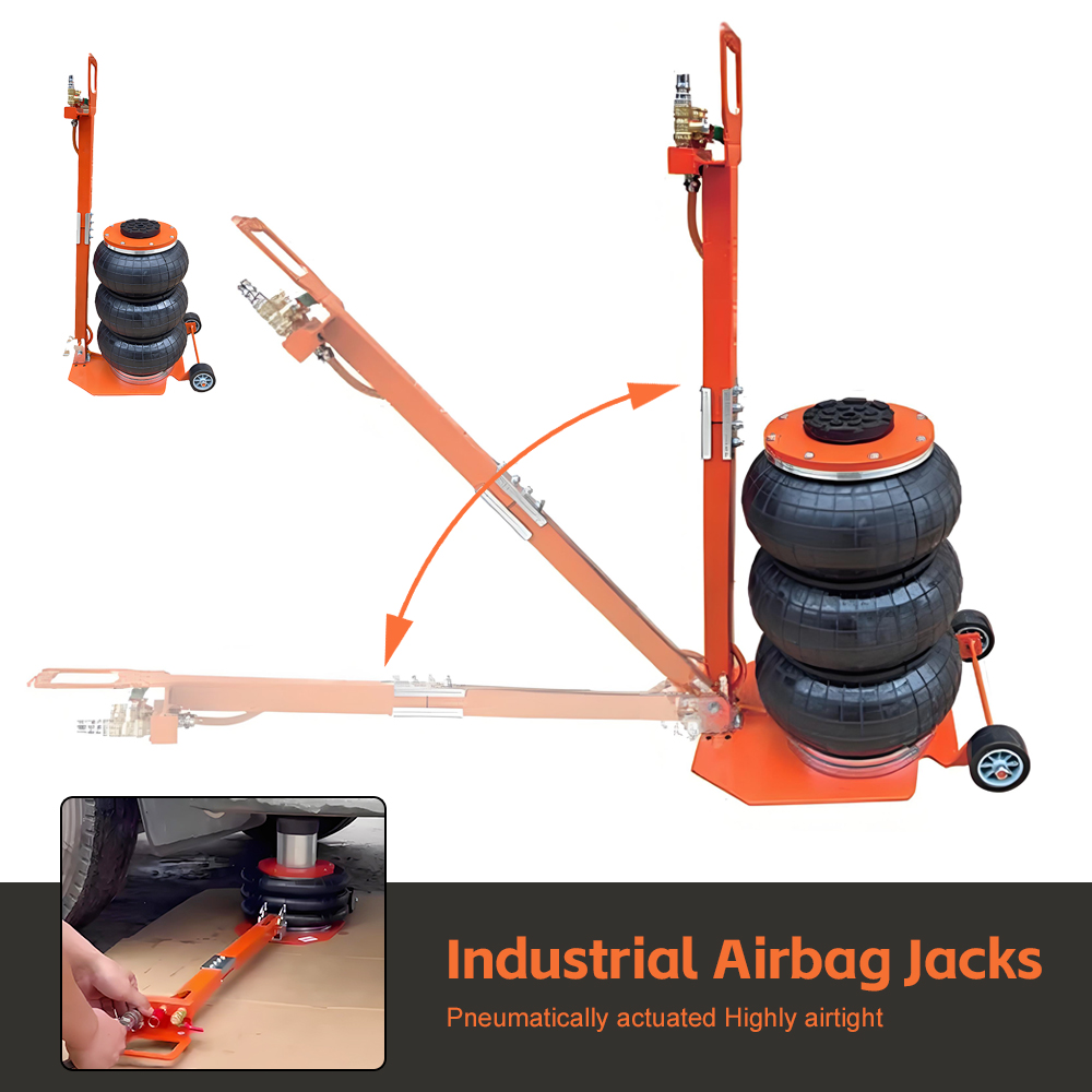3톤 조절식 에어 쿠션 잭 접이식 공압 잭 에어백 잭  - Heavy Equipment Jack 리뷰 및 가격