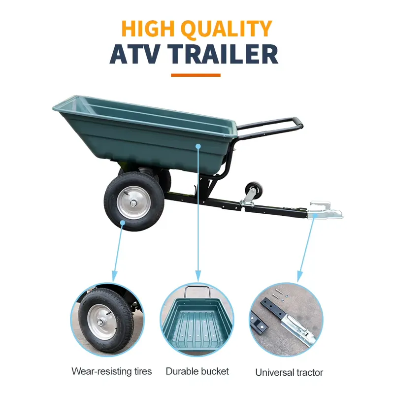 폴리머 소재의 오토바이/ATV 트레일러용 덤프 스위블  - Heavy Equipment Hauling 리뷰 및 가격